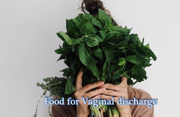 vaginal discharge, white discharge for food